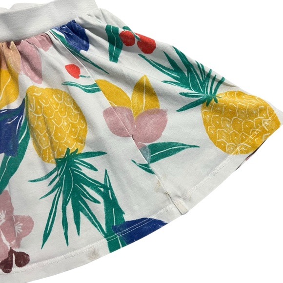 Tea Collection 4Y Tropical Pineapple Floral Skort Skirt - Picture 2 of 6